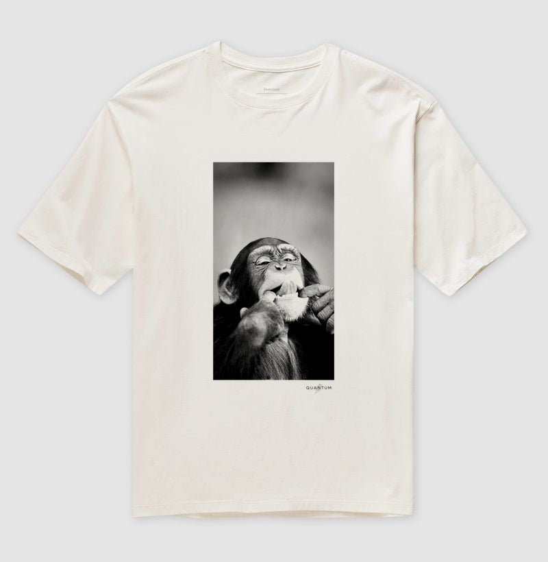 Camiseta Oversized Sorriso Primata