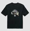 Camiseta oversized Don't look back