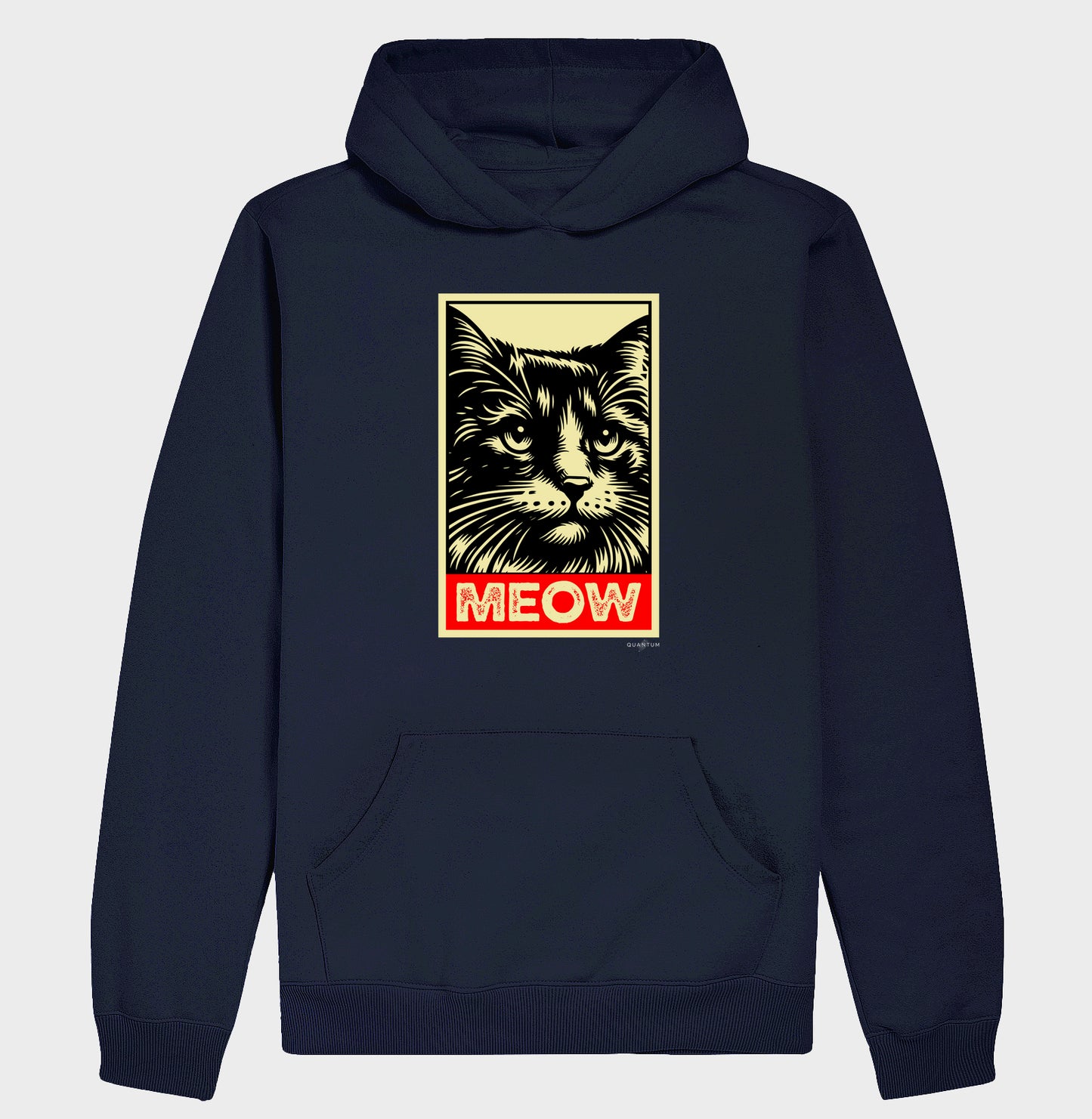 Moletom com capuz Meow