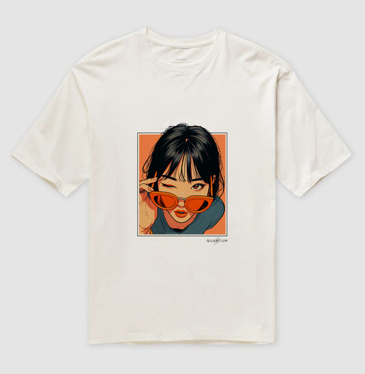 Camiseta oversized wink