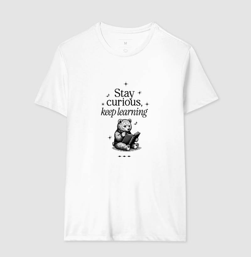 Camiseta tradicional Stay curious