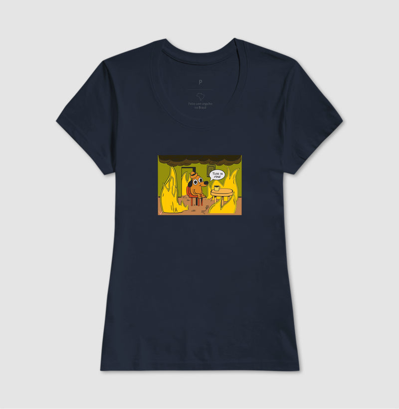 Camiseta tradicional This is all fine