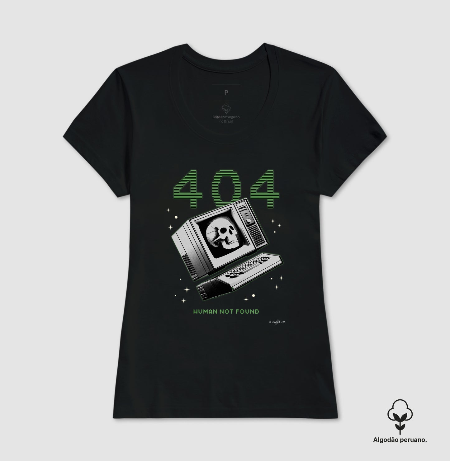 Camiseta premium 404 Human not found