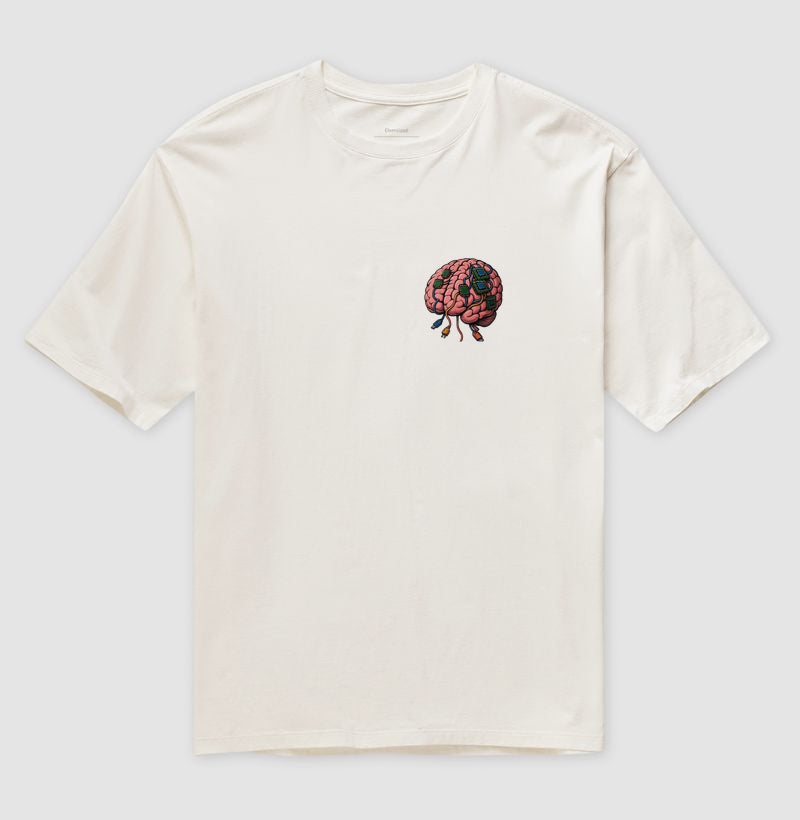 Camiseta oversized Cérebro connect