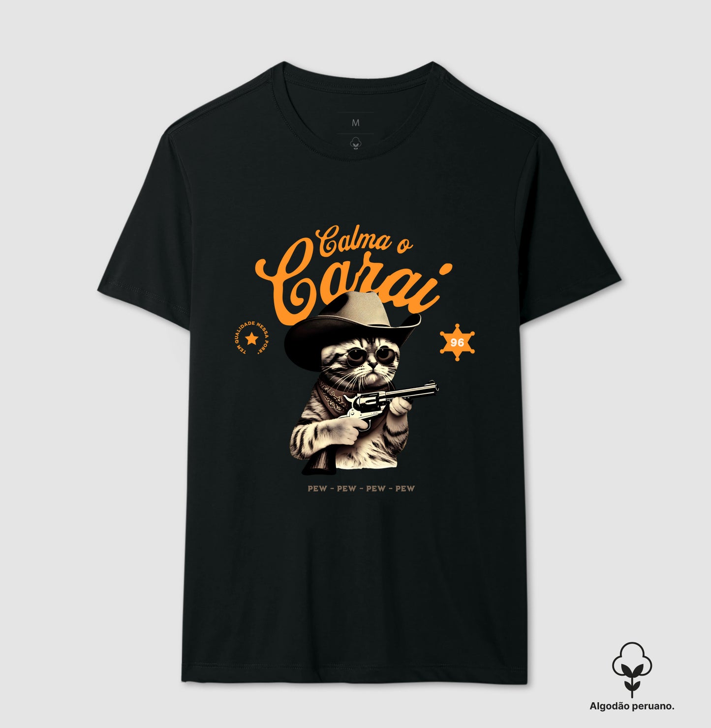 Camiseta premium Calma o carai