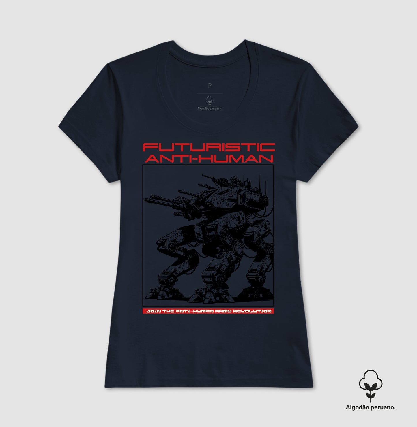 Camiseta premium Futuristic Anti-Human