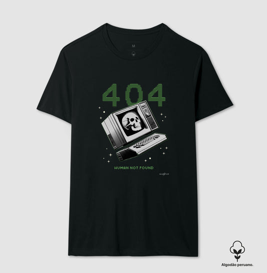 Camiseta premium 404 Human not found