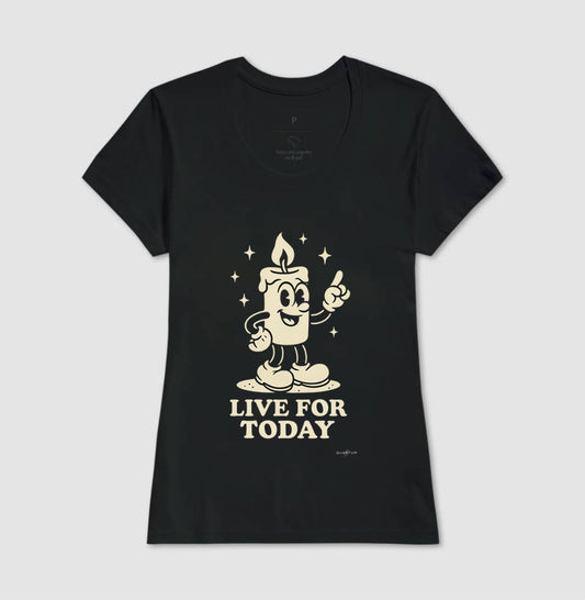 Camiseta tradicional Live for today