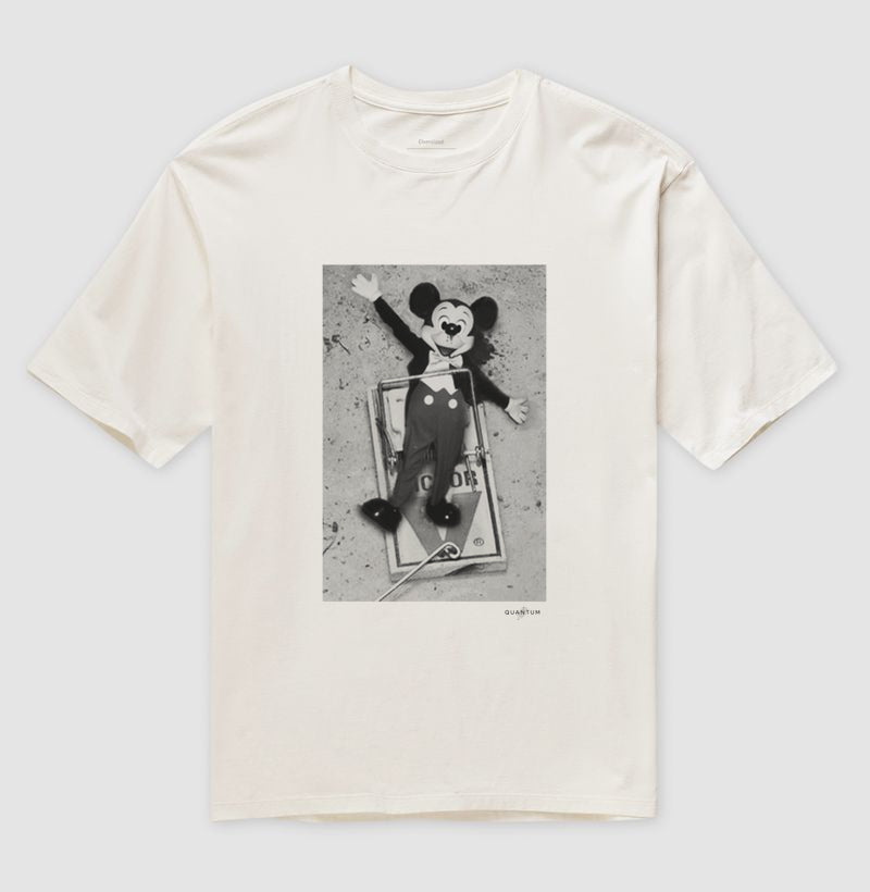Camiseta Oversized Game Over, Mickey!