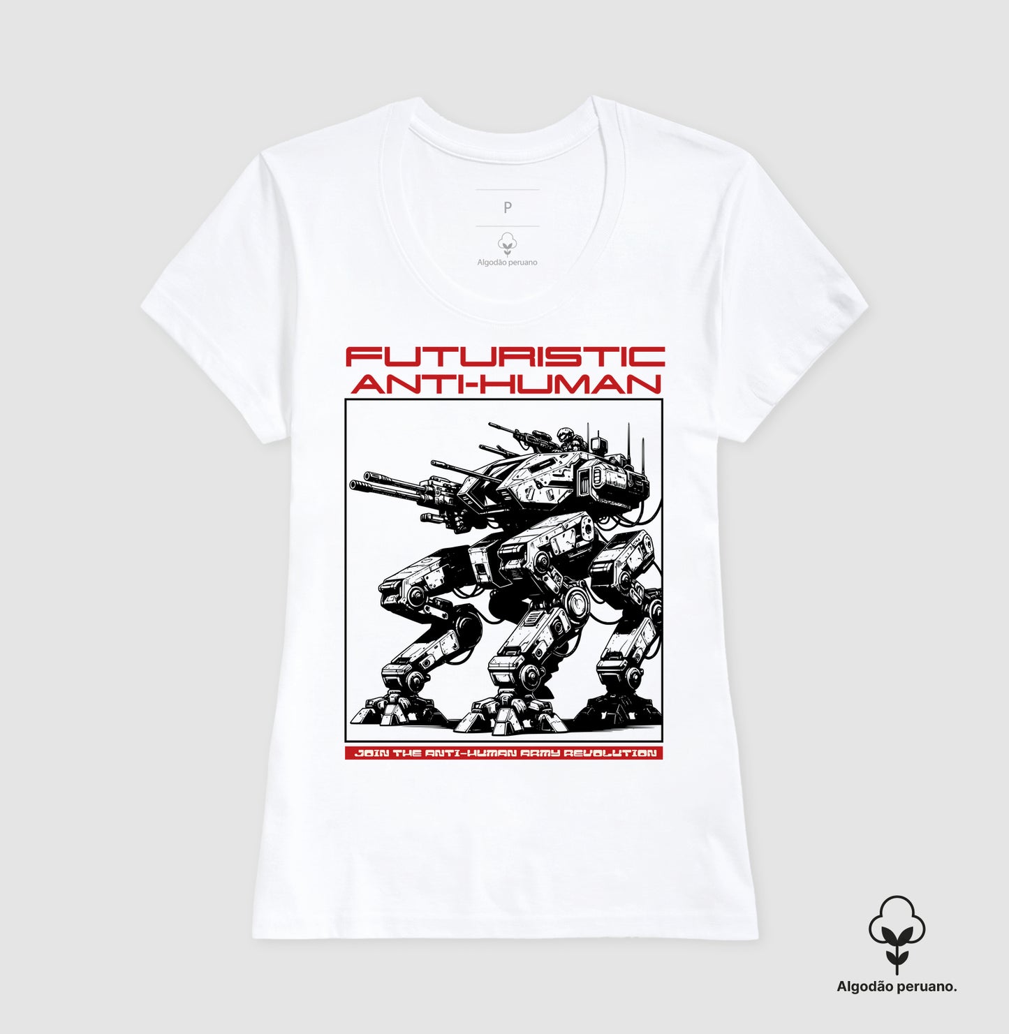 Camiseta premium Futuristic Anti-Human