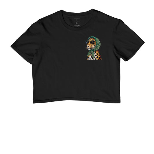 Camiseta Cropped Onça