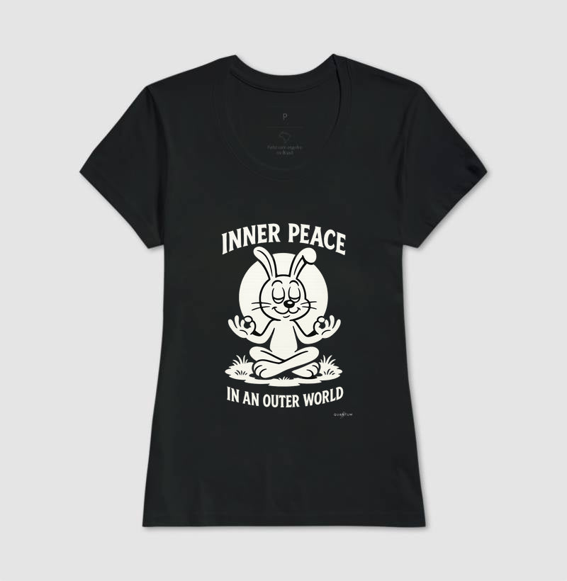 Camiseta tradicional Inner peace in an outer world