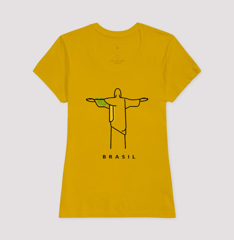 Camiseta Tradicional Deus é Brasileiro