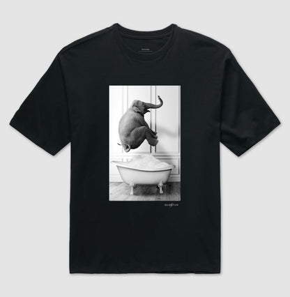 Camiseta Oversized Hora do Banho