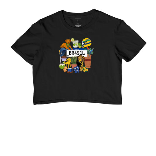 Camiseta Cropped Brasilcore