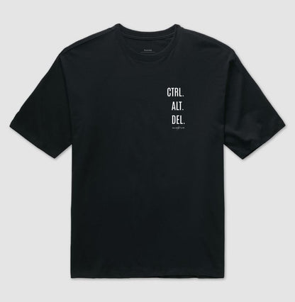 Camiseta oversized Reinicie-se