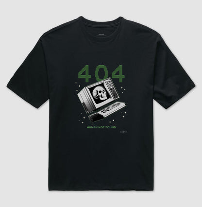 Camiseta oversized 404 Human not found