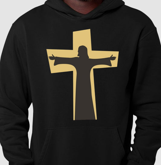 Moletom com capuz Vinde a mim
