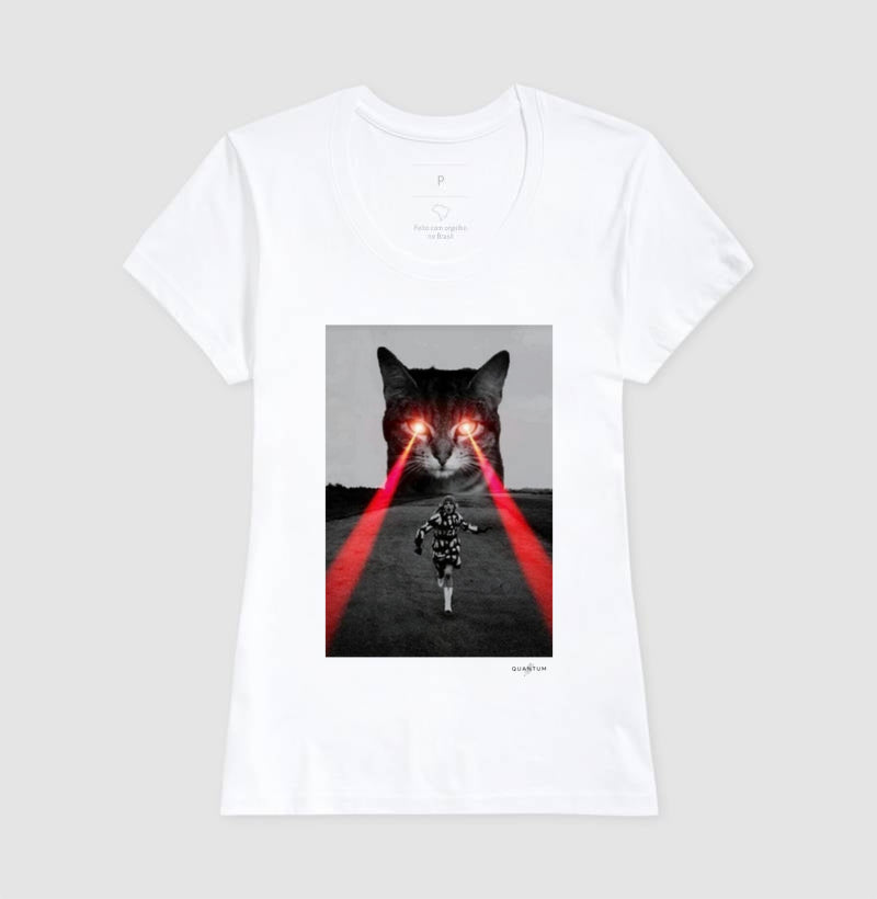 Camiseta Tradicional Laser Cat