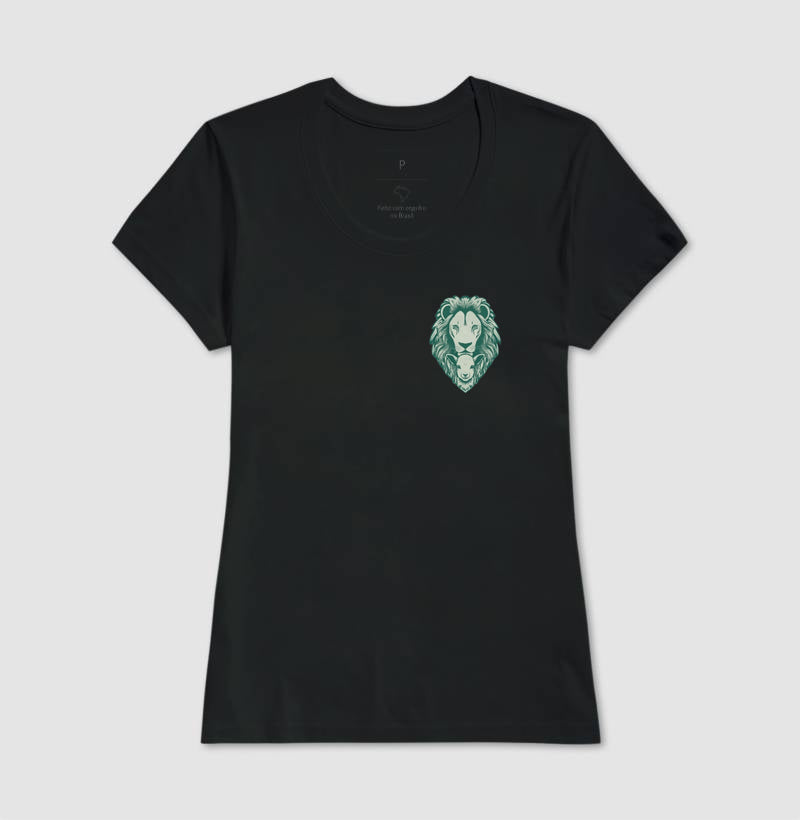 Camiseta tradicional Leão e Cordeiro