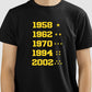 Camiseta Tradicional Títulos