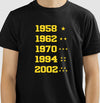 Camiseta Tradicional Títulos