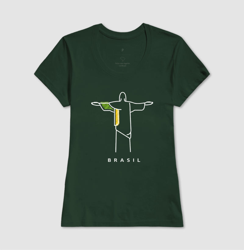 Camiseta Tradicional Deus é Brasileiro