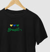 Camiseta Tradicional Coração Brasileiro