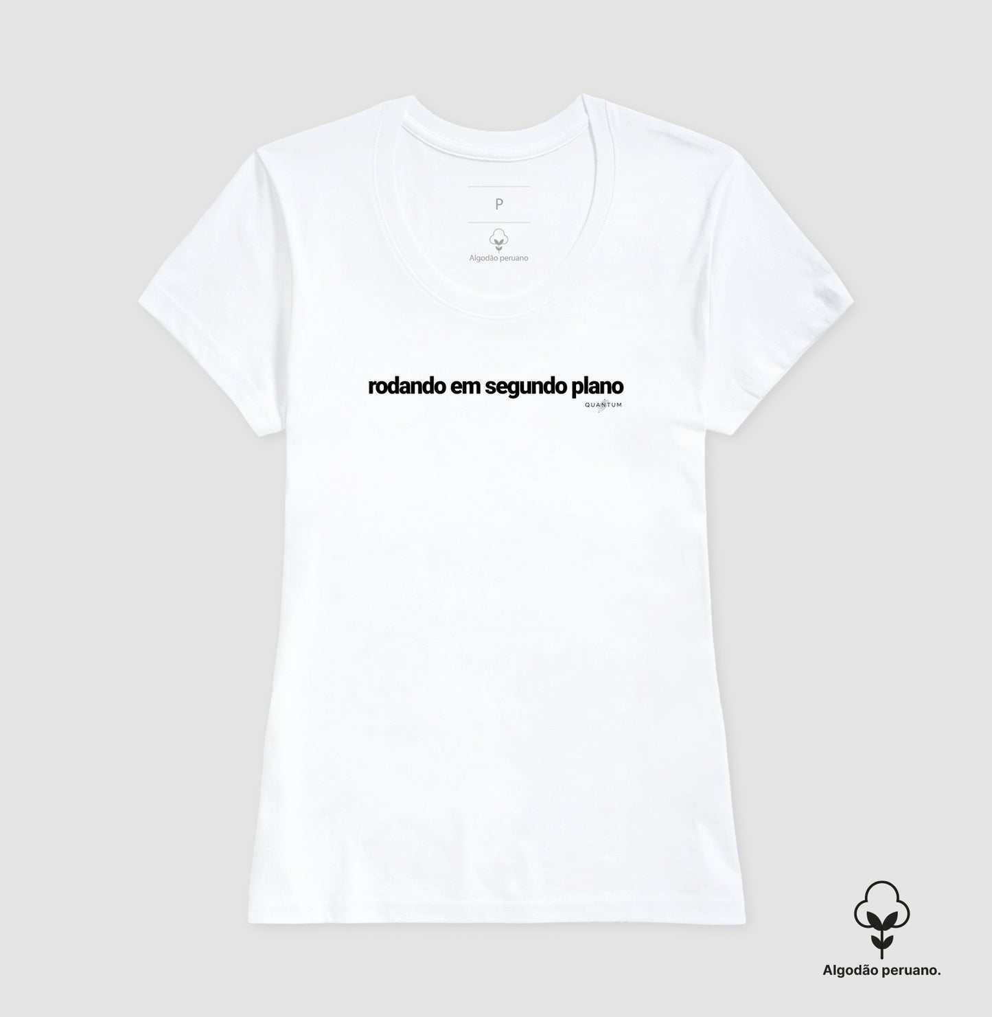 Camiseta premium Rodando em segundo plano