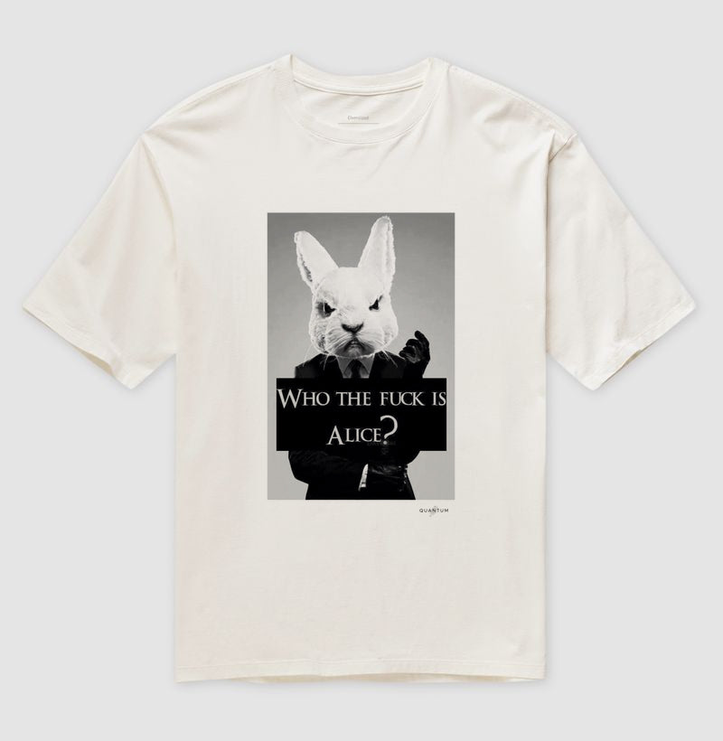 Camiseta oversized WTF Alice