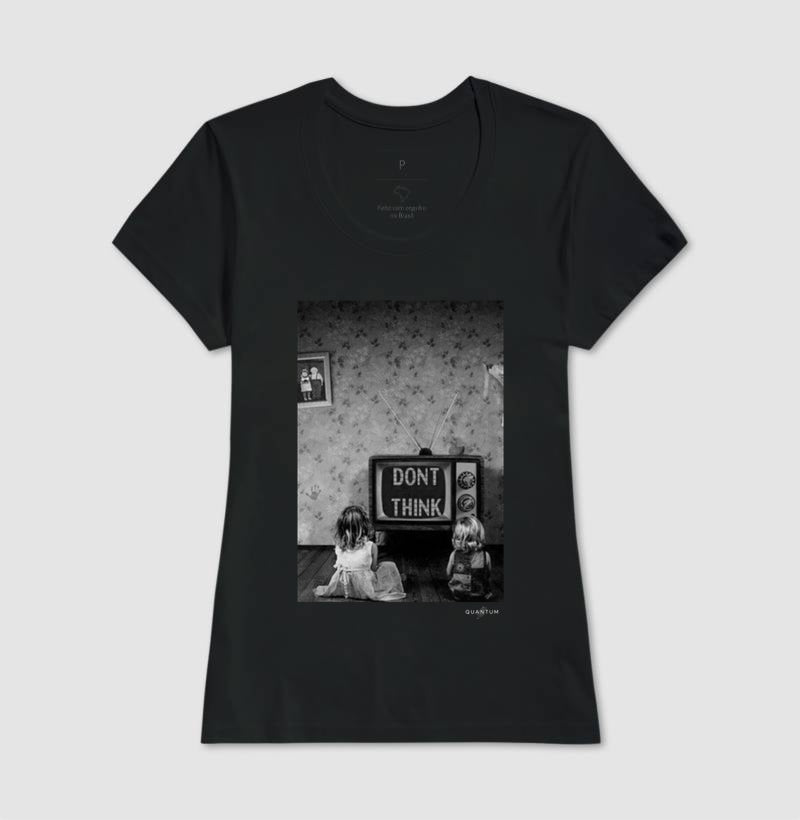 Camiseta Tradicional Não Pense