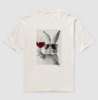 Camiseta oversized Sommelier Bunny