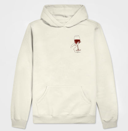 Moletom com capuz Wine not?