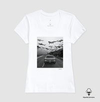 Camiseta premium Shark Road