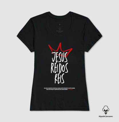 Camiseta premium Jesus Rei dos Reis