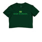 Camiseta Cropped Made In Brasil