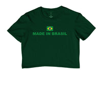 Camiseta Cropped Made In Brasil