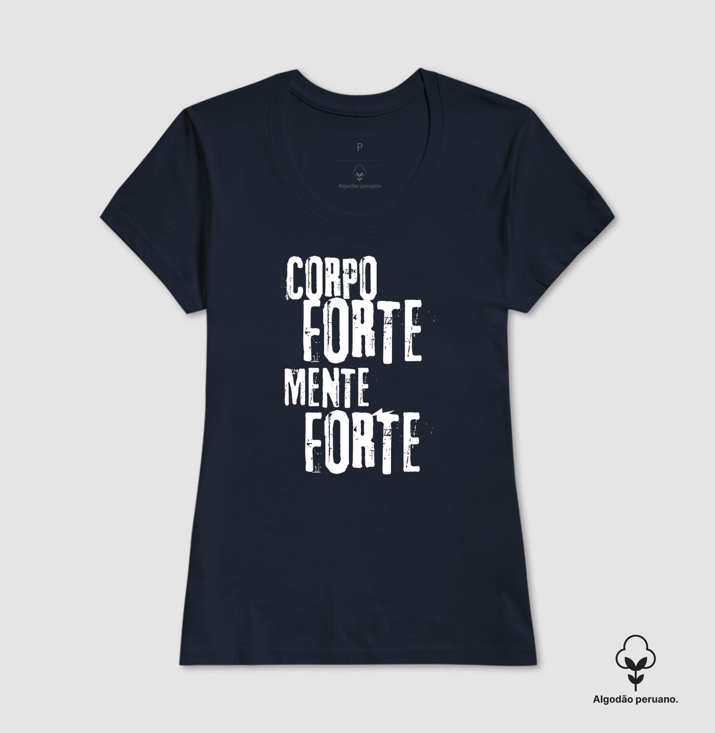 Camiseta premium Corpo forte, mente forte