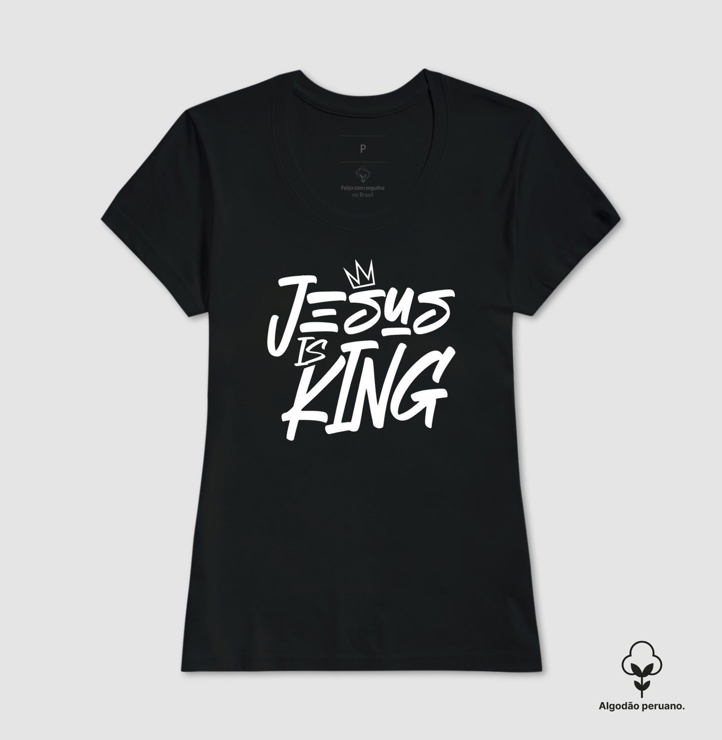 Camiseta premium Jesus is King