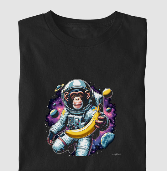 Camiseta tradicional macaco espacial