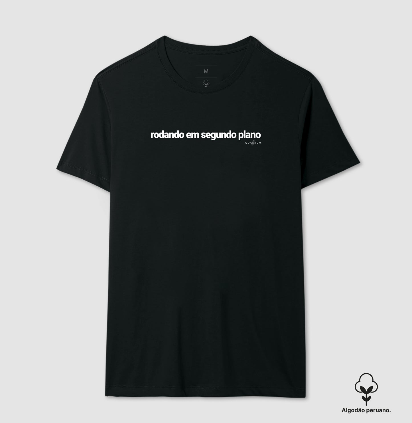 Camiseta premium Rodando em segundo plano