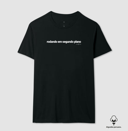 Camiseta premium Rodando em segundo plano