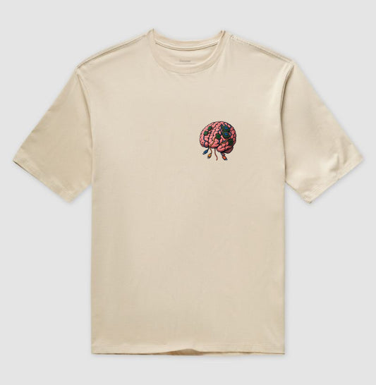 Camiseta oversized Cérebro connect
