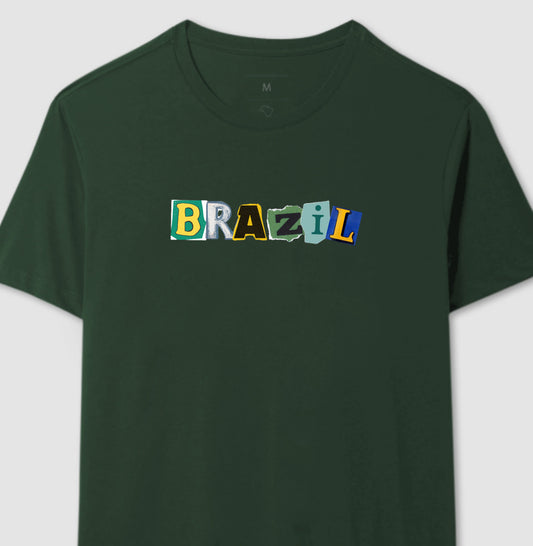 Camiseta Tradicional Colagem