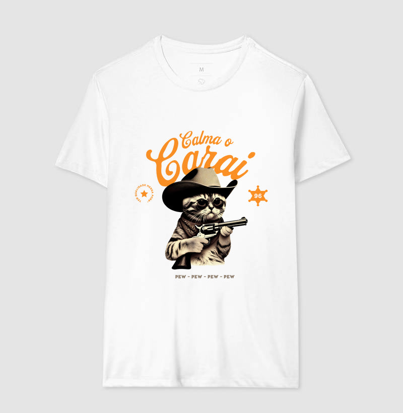 Camiseta tradicional Calma o carai