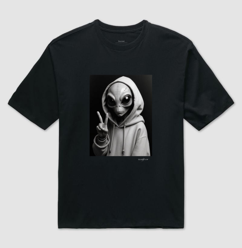 Camiseta Oversized Vibe de Outro Planeta