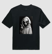 Camiseta oversized Vibe de Outro Planeta