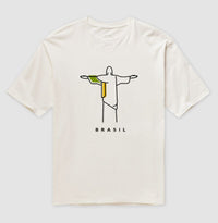Camiseta Oversized Deus é Brasileiro