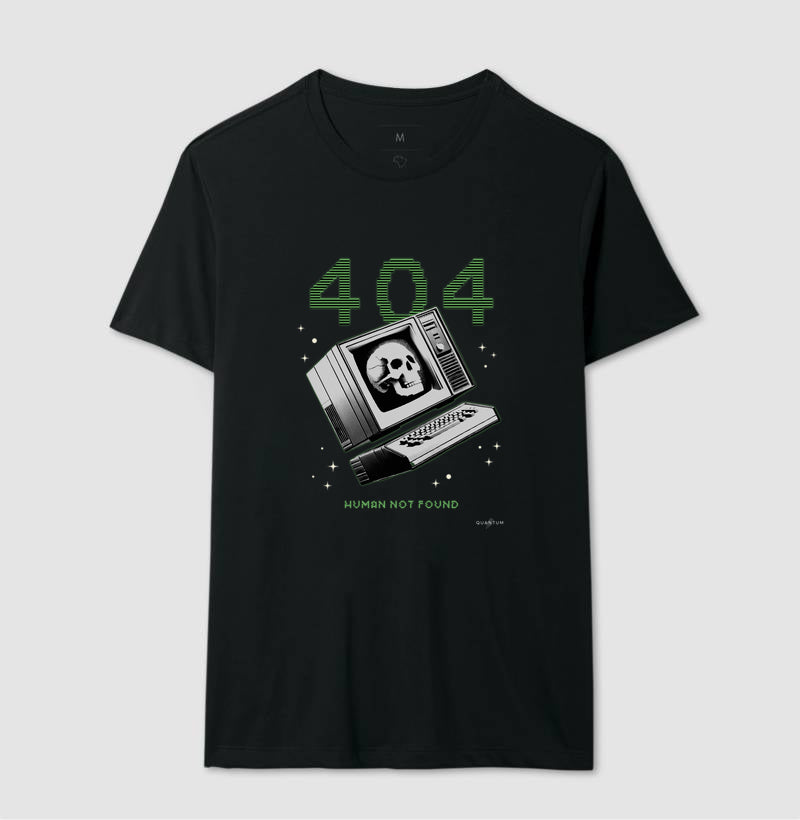 Camiseta tradicional 404 Human not found