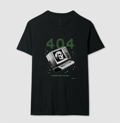 Camiseta tradicional 404 Human not found